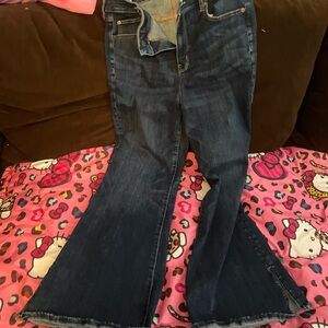 American Eagle Outfitters Dark Blue Flare Jeans